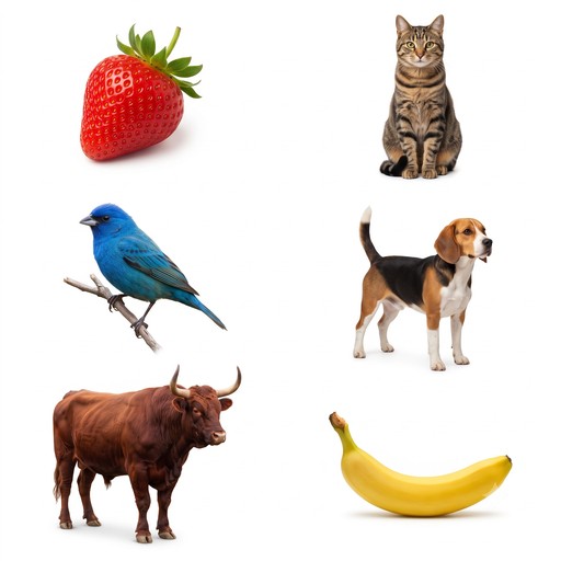 Six objects